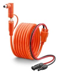 Solar Connector to DC 8mm Adapter Cable – 12AWG + 14AWG Tinned Copper – 10FT