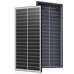 12V Bifacial Monocrystalline Solar Panel 400W 200W 100W 25.5% 18BB Cells PV