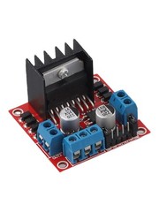 For L298N Dual H-Bridge DC Motor Driver Module with 5V Regulator Support
