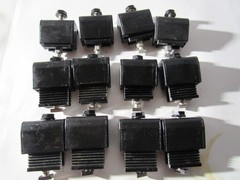 Lot of 12 UniRac 302050D Solar Mid Clamps Universal Black