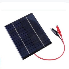 2W 12V Solar Panel DIY Battery Solar Charger Board + Tiger Clip- Perfect for …