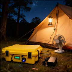 Portable Power Station 12V 100Ah 300Ah LiFePO4 Battery Packs with Integrated BMS