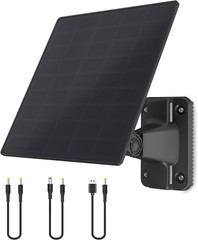 Trail Camera Solar Panel, 5000Mah Built-In Battery, 12V/1A & 6V/1.5A Output, IP