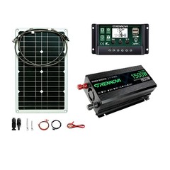 Grennova 1500W Complete Off-Grid Solar System Outdoor Solar Power Station Kit Pr