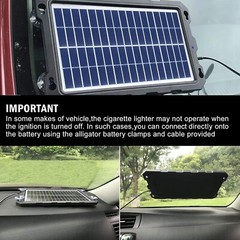 Solar Charger – 7.5W Waterproof Panel – Fast Charging – Car, Motorcycle, Boat