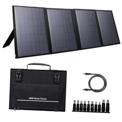 Portable Solar Panel Foldable Solar Charger for Outdoor Solar Power Station 40W