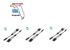 3pairs WSPVY2 IP67 2 to 1 DC female + male waterproof pv solar branch connector