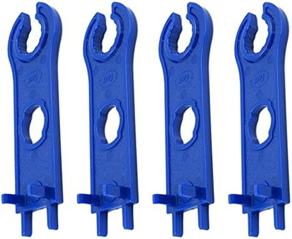 2 Pair Solar Spanner Wrenches for MC4 Connectors, Solar Panel Connector Tool Ass