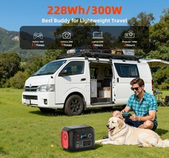 Portable Solar Generator 300W Backup Power Station