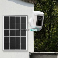 8W 5V Microcrystal Solar Panel with Mounting Brackets Security Camera Water Pump