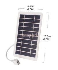 Solar Panel Charger 5V 2W 3W 6W 8W 10W USB Flexible Solar Power Generator Panel