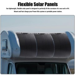 100W 200W 300W 400Watt 18V Monocrystalline Solar Panel Home RV Camping Off Grid
