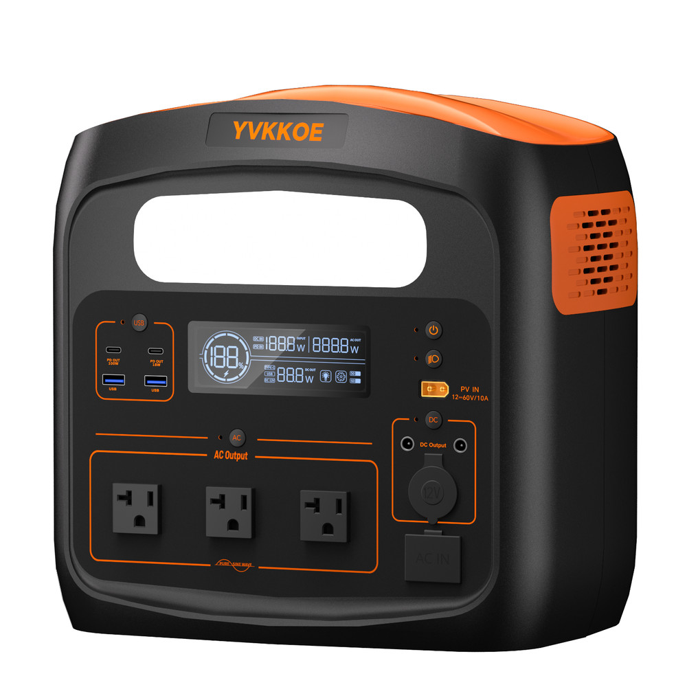 1800W 1024Wh Portable Power Station Generator for Camping RV Backup