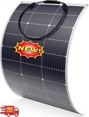 Panel solar flexible de 100 vatios – Monocristalino ligero con revestimiento ETF