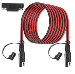 14AWG SAE Extension Cable 12FT for Solar Panel RV Battery Automotive and Marine