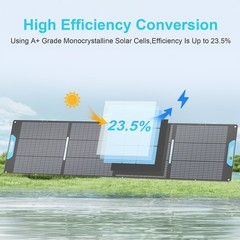 220W Portable Solar Panel USB XT60 for ECOFLOW Delta 2 3 Classic Powerstation