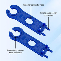 Solar Connectors – 20Pairs / 40PCS Solar Panel Connector Male Female with Dua…