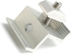 Solar Panel Mounting Brackets Mid and End Clamps and Rails Kit for Roofing Solar
