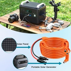 XRDS -RF Solar Panel to DC 8mm Adapter Cable 6FT, Solar Connector to DC7909/8…