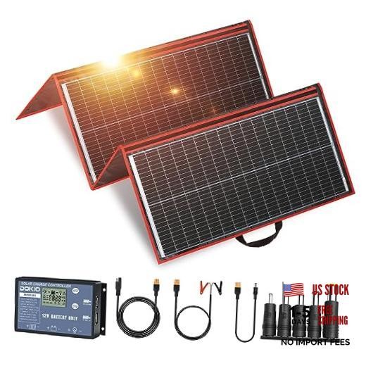 300W Portable Foldable Solar Panel Kit with Charge Controller | 300W 20x38in