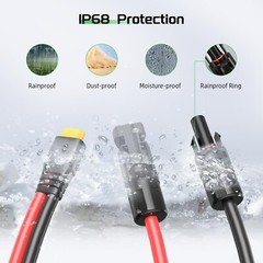 High-Efficiency Solar to XT60 Cable – 10FT for RV and Portable Power Stations