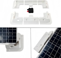Solar Panel Mounting Brackets Kit 7PCS – Strong Roof Mounts for RVs, Vans, Ca…