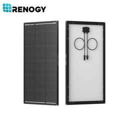 ‌Renogy 120W N-Type Solar Panel – High-Efficiency 25% RV/Marine Ready‌ Off-Grid
