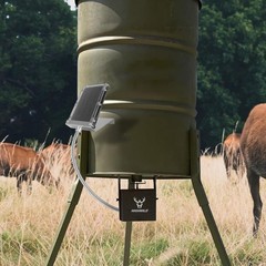 Solar Panel to Recharge Feeder Battery, 6-Volt