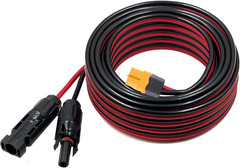 Solar to XT60 Charge Extension Cable 25FT 12AWG XT60 Adapter to Solar Panel Conn