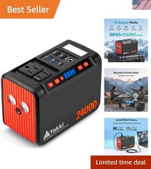 88.8Wh Portable Power Station Peak 120W – Lightweight Outdoor Generator