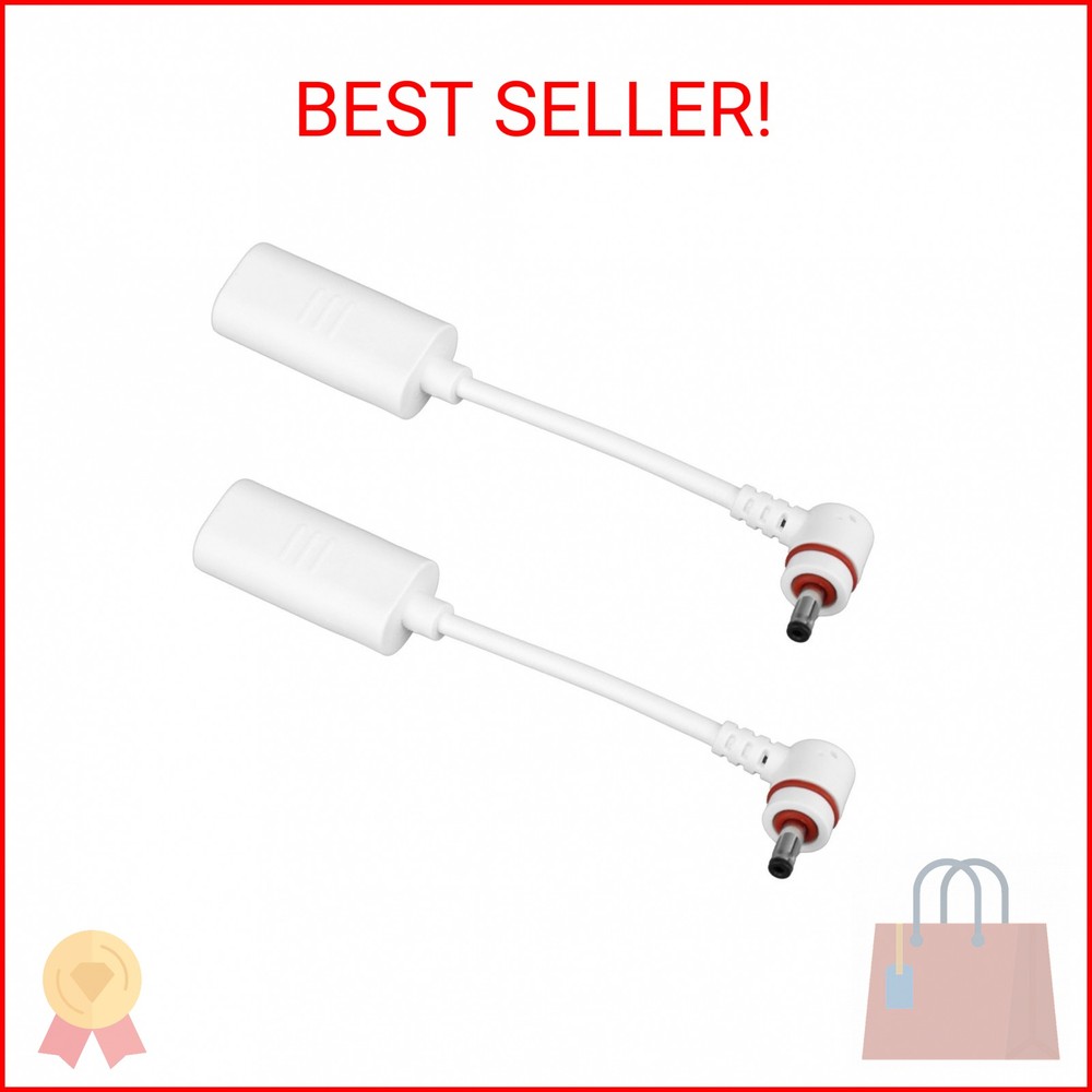 BTFO 2pcs USB-C to Barrel Plug Adapter, USB C & DC3.5 Adapter Connect Jack Solar