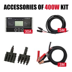 Flexible 100W 200W 400W Solar Panel Mono for RV, Camping & Outdoor Activities