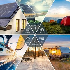 Robust 200W Solar Panel Kit with 30A Controller – Ideal for Off-Grid Adventures