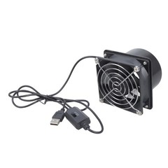 Greenhouse Bathroom Exhaust Fan 5V USB Power 50CFM 3 Speed Adjustable Extractor