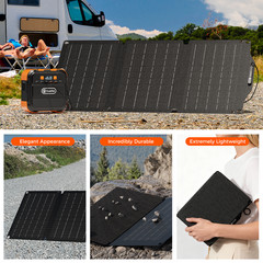 18V Solar Charger Portable Solar Panel 30W for Outdoor Camping