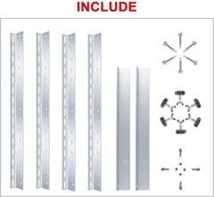 28″ Solar Panel RV Tilt Mount Brackets Ground Roof Flat Surface Adjustable Frame