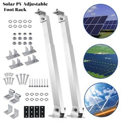 2/4x Adjustable Solar Panel RV Tilt Mount Brackets Flat Surface Frame for Roof