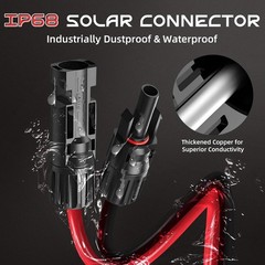 35FT 10AWG XT60 Solar Charging Cable – Durable & Weatherproof for All Generators