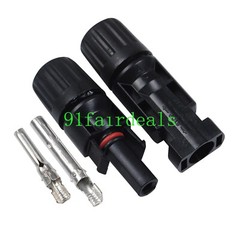 10 Pair Connectors For MC-4 Solar Panel 30A Plug Socket Male & Female