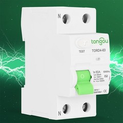 Versatile Type AC Circuit Breaker 2P 63A 30mA for Industrial and Commercial Use