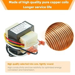 120V to 24V HVAC Furnace Voltages Changer 2 Hole Mount 40VA Voltages Converter