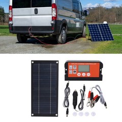 15W Monocrystalline Solar Panel Kit 18V 600W Power MPPT Controller For 12V RV