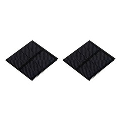 Mini Solar Cell Panel 2V 150mA 0.3W 60mm x 60mm 2pcs