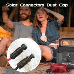 200 Pairs Solar Connector Caps – IP68 Weatherproof Dust Covers for Solar Panels