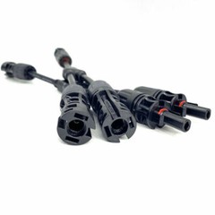 Solar Panel Y Branch Cable Connection Adapter Connector Extension Waterproof