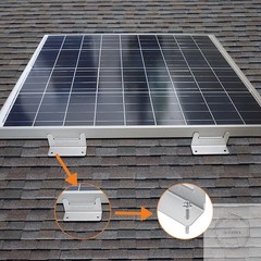 16 Units per Set Solar Panel Mounting Z Brackets, Solar Panel Mounting Brackets