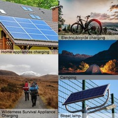 200W 12V Solar Panel Starter Kit Battery Charger Controller Caravan Boat Outdoor