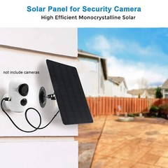 10W 6V Micro USB Monocrystal Silicon Solar Panel 360° Rotation Water-Proof H3I3