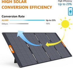 ALLWEI 400W Foldable Portable Solar Panel for Power Station Outdoor Camp IP67