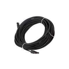 20M 4mm² Solar Cable Black+Red Waterproof Wire w/M4 Connector for Solar Panels